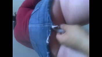 ⁣Upskirt Tanga Blanca Panocha Riquisima