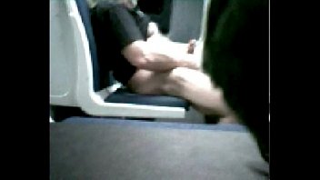 ⁣Guy Having Fun On A Train