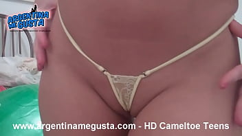 ⁣Wicked Weasel Thong Inside Pussy - Naked Cameltoe