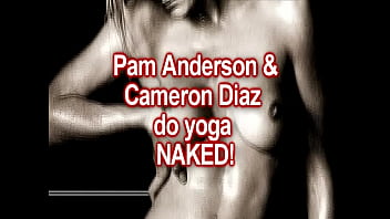 ⁣Naked Yoga: Cameron Diaz _ Pam Anderson