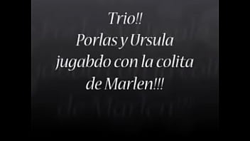 ⁣Trio Jugando Con La Colita De Marlen