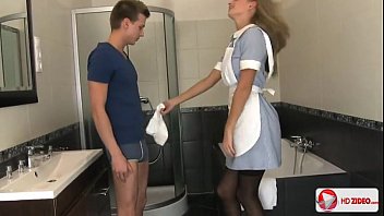 Horny Young Blonde Nurse Seduces Her Patient And Let Him Fuck Her Ass