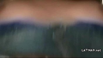 ⁣Sexy Latin Milf Undressing And Fucking