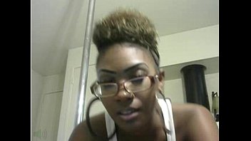 ⁣Beautiful Slim Ebony Shows Off Her Skills Pt2