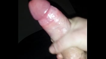 Me Strocking My Hard Lubed Cock Till I Cum