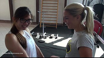 Hard Body Blonde Sucks And Fucks In The Gym