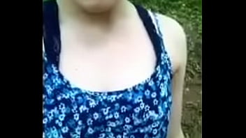 Teen Peeing On A Bench Outside 1