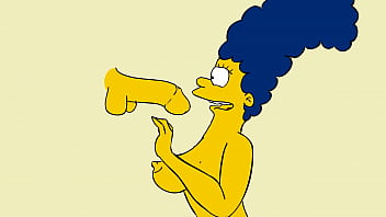 ⁣Marge Deepthroat And Cum- First Marge Animation
