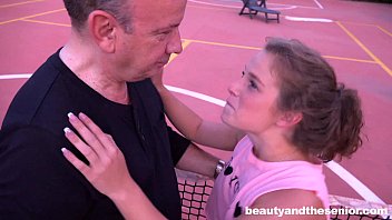 ⁣Bendy Teen Bunny B. Gets Fucked By Old Fabien