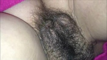 ⁣He Cums On Her Hairy Muff