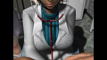 Busty Anime Nurses Sucking A Patients Cock