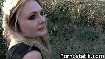 Nasty Blonde Slut Goes Dogging To Find