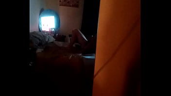 Spying On Neighbor Fucking Her Self