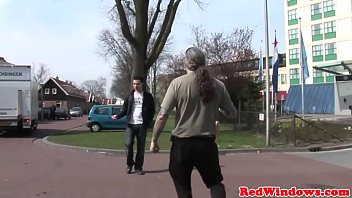 Amsterdam Prostitute Fingered While Sucking