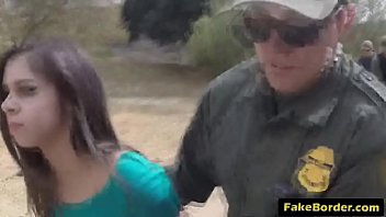 Beautiful Teen A. By Throbbing Cock At Border