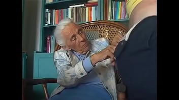 92-years Old Granny Sucking Grandson Cock