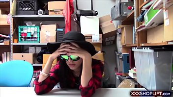 Petite Teen Shoplifter Got Caught And Double Fucked