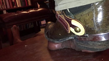 Cowboy Master Takes Advantage Of His ‘ Cock In Trample Table