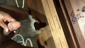 Cuming On Mirror In Hotel