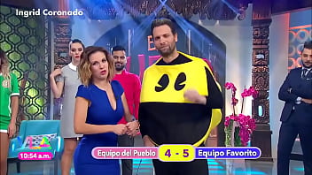 Ingrid Coronado Tetona Y Nalgona Minivestido Azul Vla