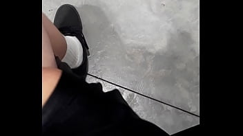 Flashing At Laundry Mat To A Mature Lady She Looks