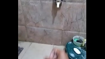 Woke Up With A Hard Cock Today Rushed To The Bathroom…