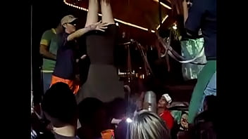 Enf – Exposed Tits At Party Spinning Upside Down