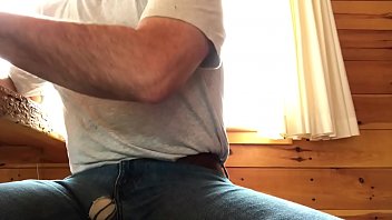 Bulge! Talking With The Contractor With A Hole In His Jeans