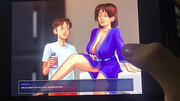 Summertime Saga _ Applying Lotion To Mom’ Leg