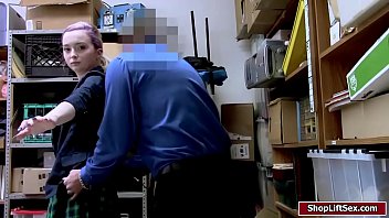 Shoplifter Gets Her Shaved Pussy Banged