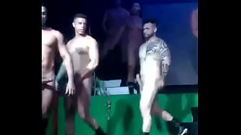 Sexy Strippers Walking With Boners