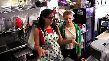 Young Blonde Alani Pi Has Job Interview As Barista At Penny Barber' Quick-service Coffee Shop