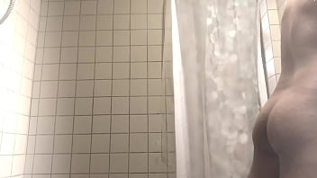 Douching In The Shower And Tried To Stop Water From Coming Out With A Butt Plug