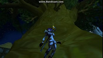 Night Elf Dancing On Her Break Time