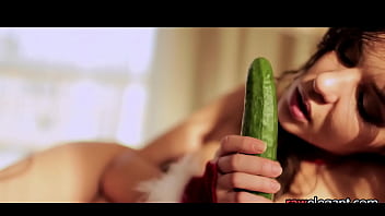 Bigtitted Eurobabe Drilling Her Tight Pussy