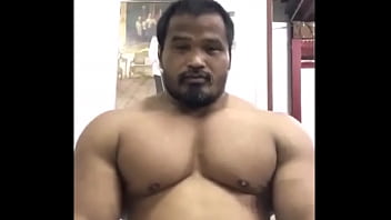 Massive Thai Bull [tags: Muscle, Bodybuilder, Asian, Beefy, Massive, Thick, Pecs, Pec Flexing, Pec Bouncing, Chest, Posing, Flexing, Hunk, Muscular, Off Season]