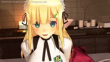 Busty Teen Hentai Maid Gives Amazing Blowjobs!