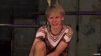 Bondage Enthusiast Sean Taylor Stroking Waxed Twink Cock