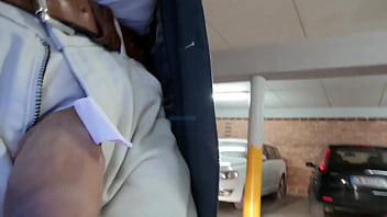 Walking In A Public Garage