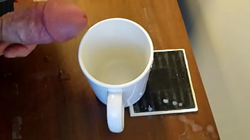 Dicktracysr Cum In Coffee Cup. Cream For Coffee?