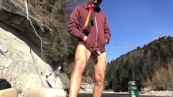 Naked Bear Showing Off His Nudist Paradise