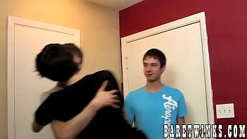 Naughty Twink Takes Two Dicks At Same Time In Threesome