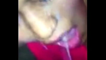 Girlfriend Gets Huge Facial From My Friend