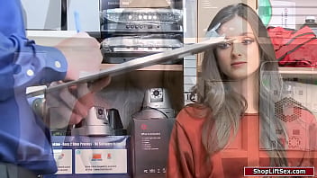 Brunette Female Gets Fucked For Stealing