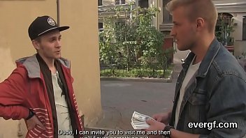 Dirt Poor Man Lets Feisty Buddy To Ride His Ex-gf For Bucks