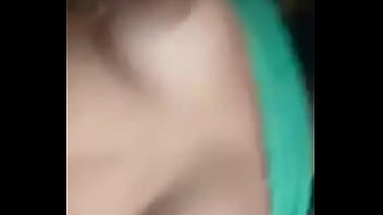 Mixed Ebony Playing With Huge Tits