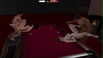 Sex, Fucking, Brunette, Redhead, Cartoon, Orgy, Group-sex, Secondlife, Pool-table, 4-some, 2-couples – Orgy – 2025 – Hot – Show – Video 3243229
