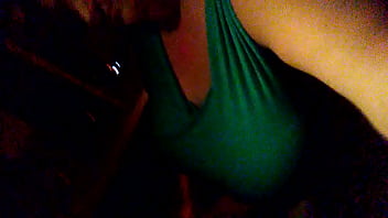 No Bra Before Walking Around Truck Stop Rest Area Walk.