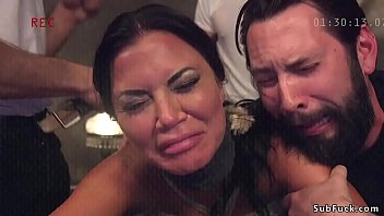 Huge Tits Wife Gets Dp Group Fucking