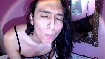 Condom Full In My Ass , I Take It Off And Swallow It